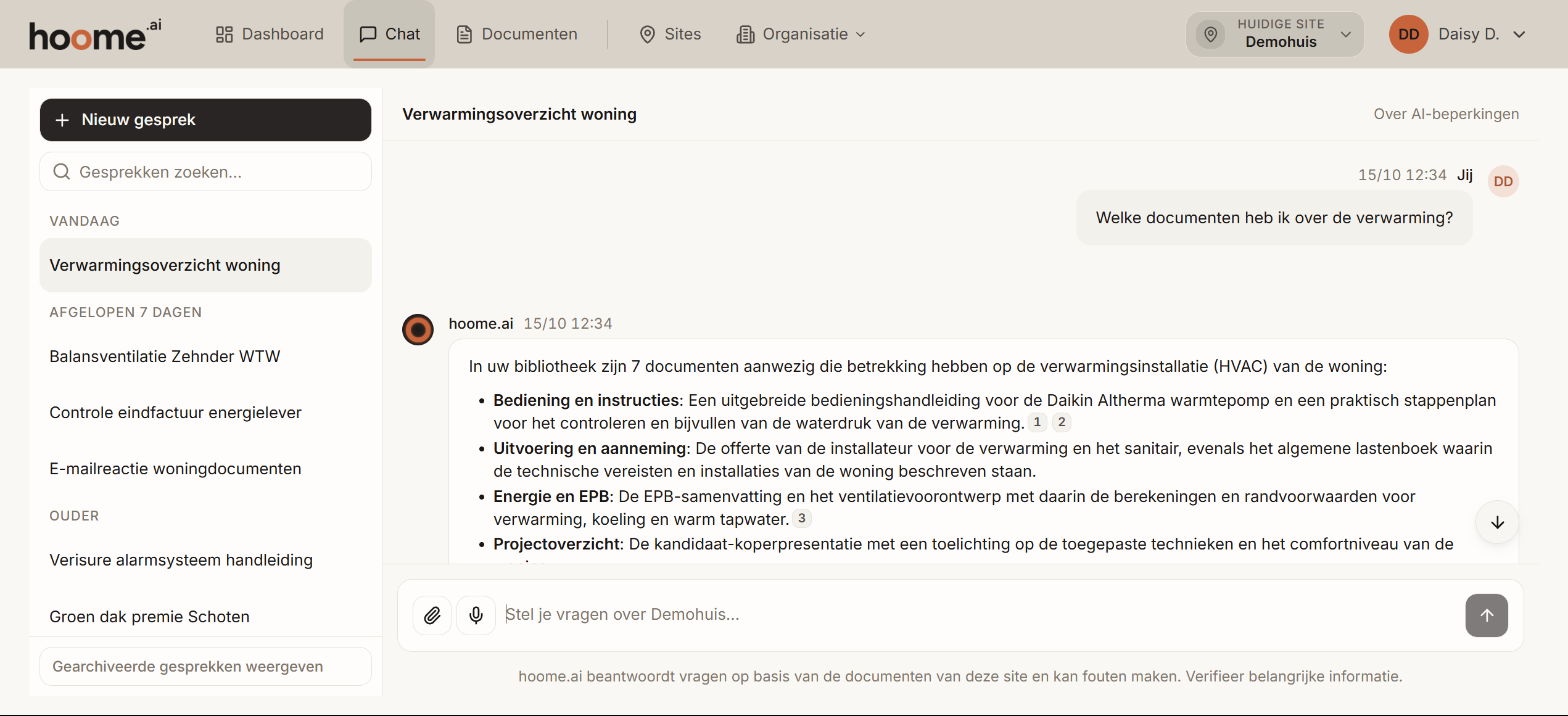Een afgewerkt antwoord met bronnummers