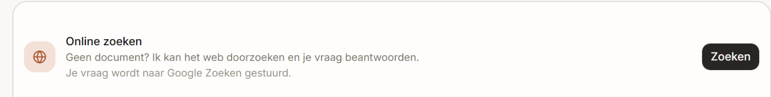 De kaart Online zoeken
